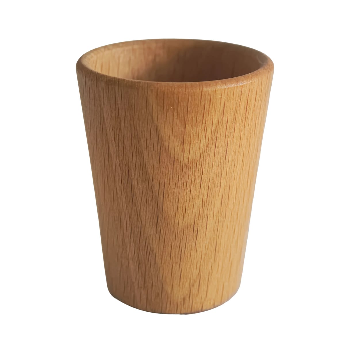 1 oz Rustic Natural Solid Wood Sake Tea Espresso Shot Glass