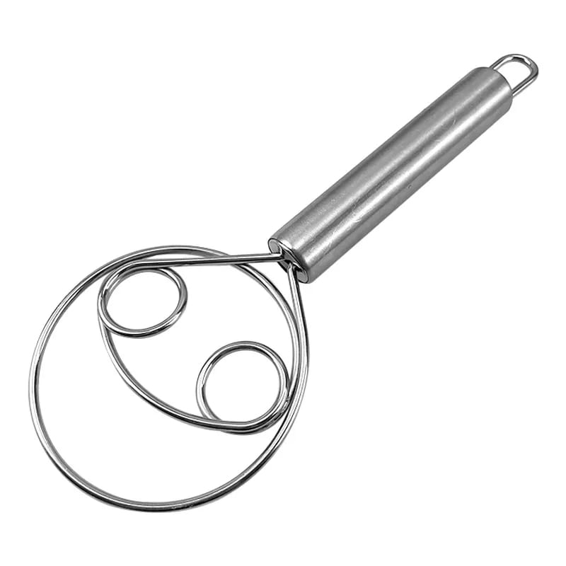 8 Inch Stainless Steel Danish Dough Whisk Bread Mixer Tool
