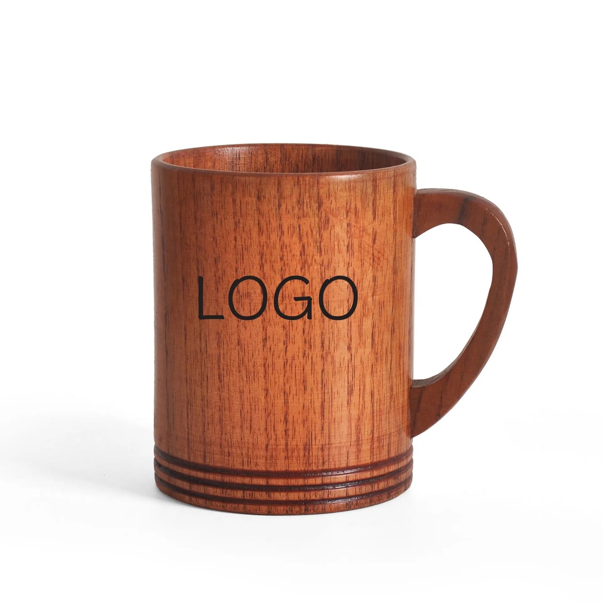 Classic Straight Body Handcrafted Jujube Wood Beverage Mug