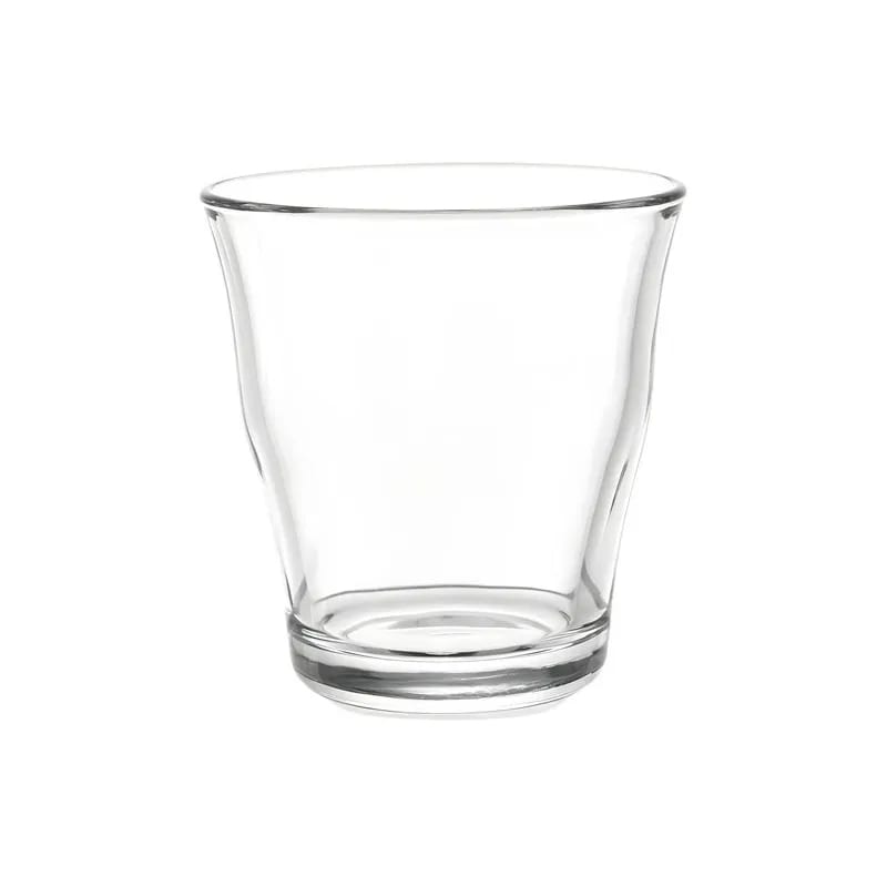 Clear Tapered Glass Tumbler 10oz Rock Drinking Water Cup