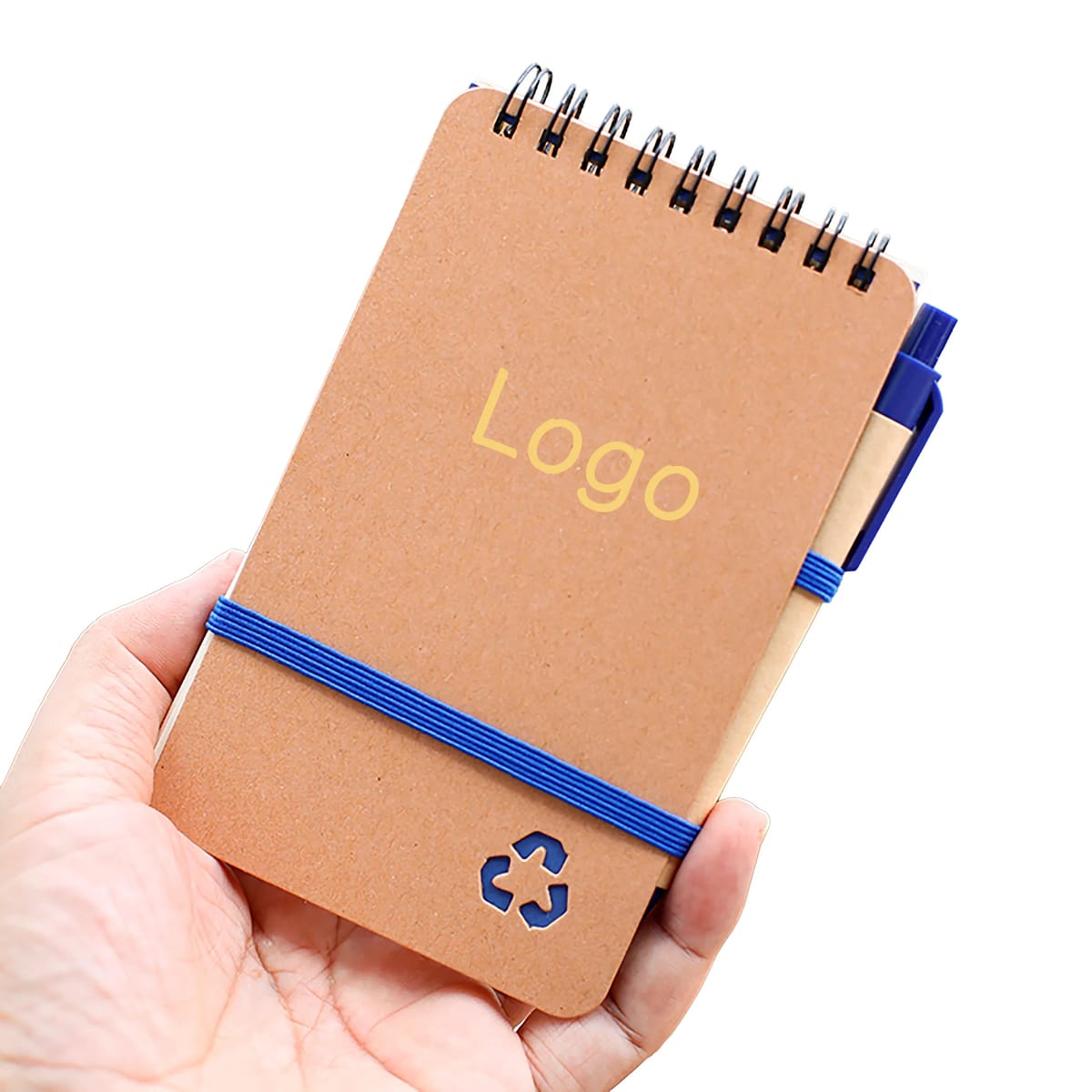 Eco Friendly Spiral Notebook with Matching Recycled Pen Set