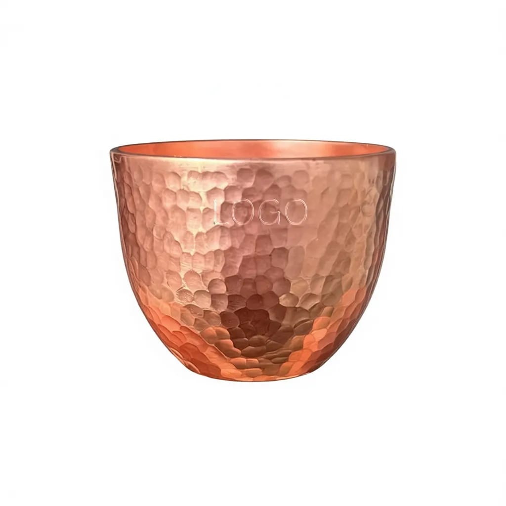 Hand Hammered Pure Copper Artisan Tea Spirits Tasting Cup