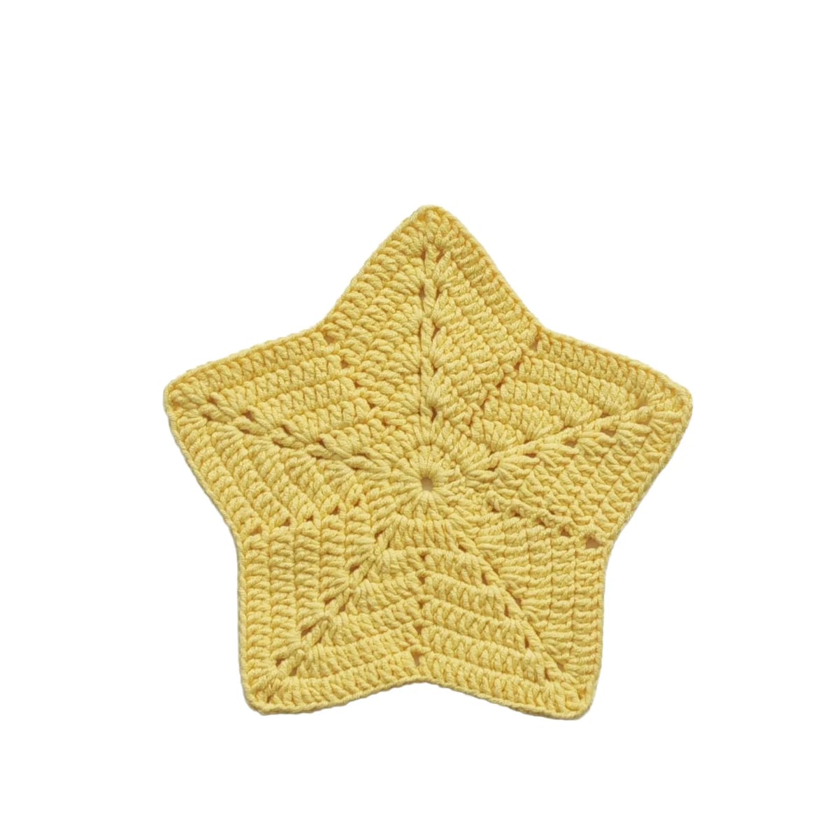 Handmade Crochet Star Blanket 50 Inch Couch Throw Lapghan