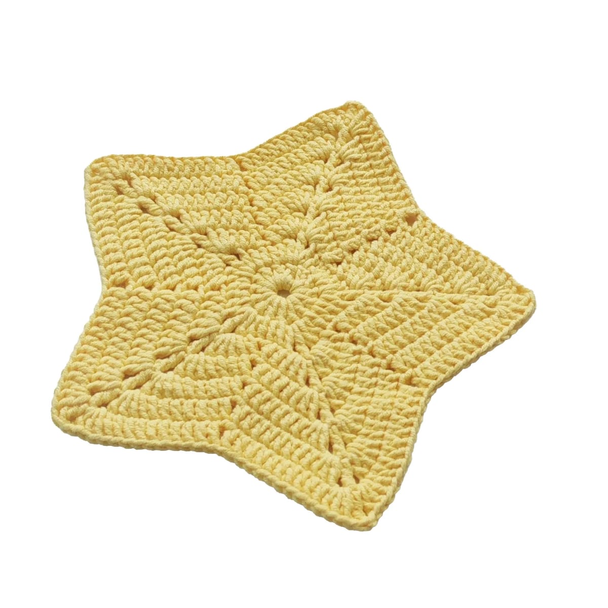 Handmade Crochet Star Coaster 5x5 Inch Drink Mug Table Mat