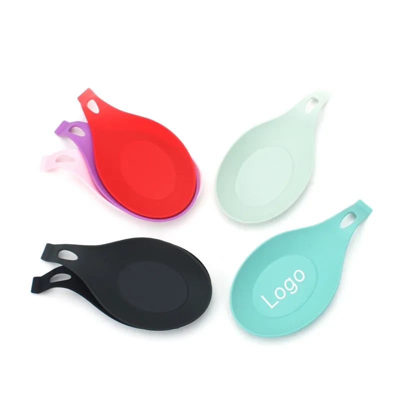 Heat Resistant Silicone Kitchen Spoon and Utensil Rest