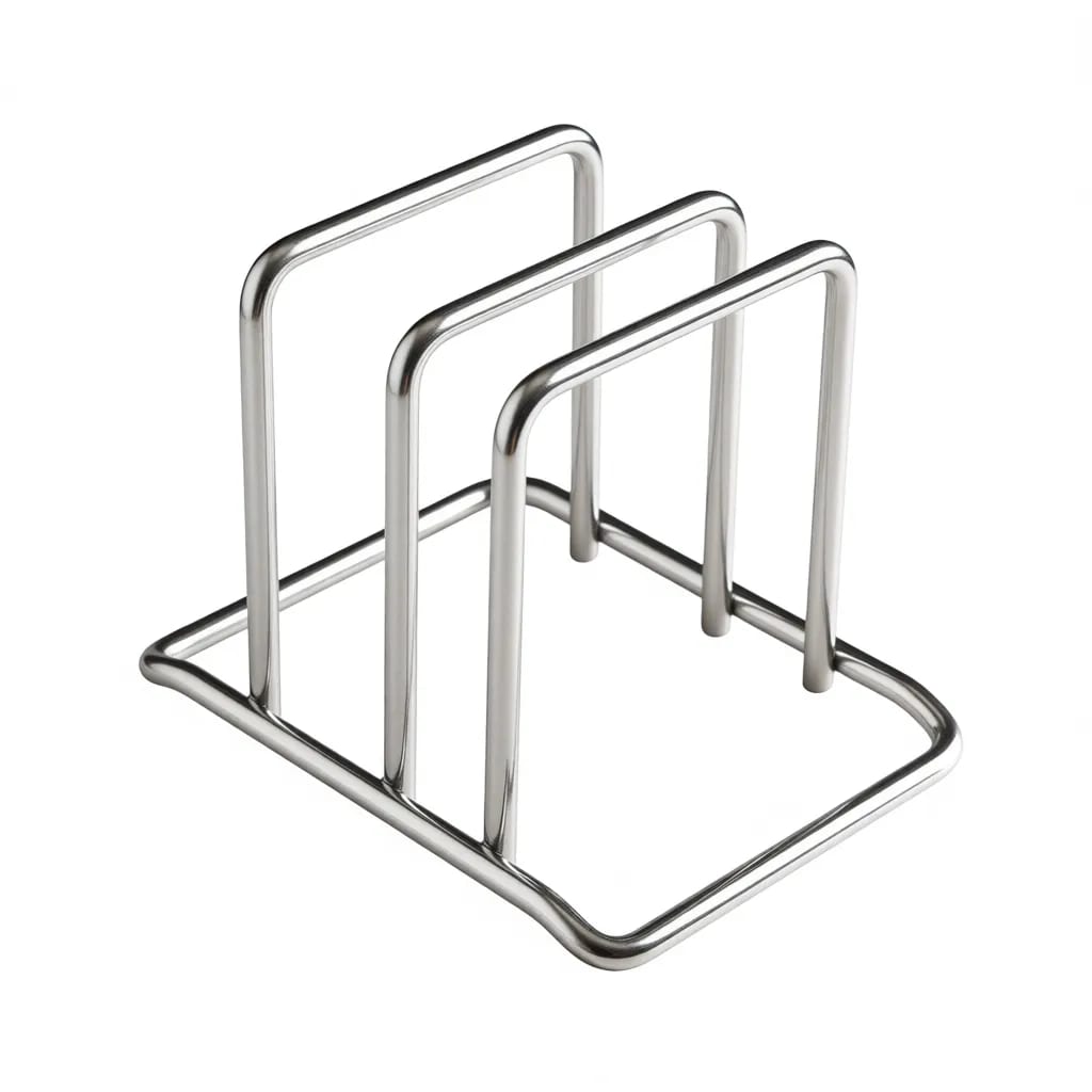 Heavy Duty 304 Steel Cutting Board Pot Lid Organizer Rack