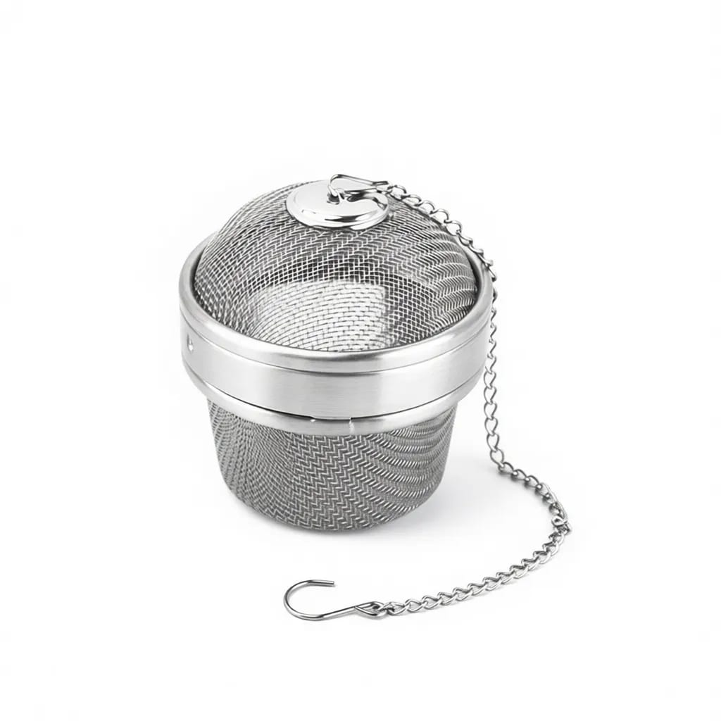 Locking Stainless Steel Mesh Tea Ball Infuser Spice Filter