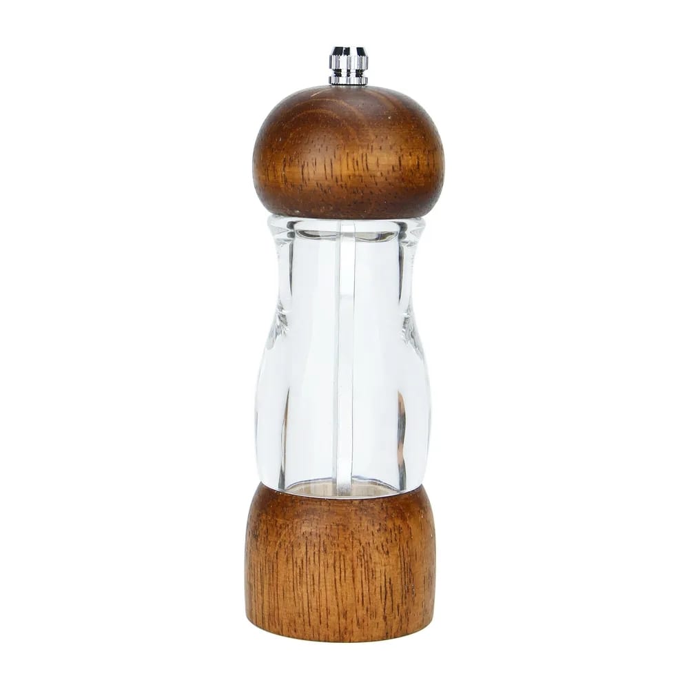 Modern 6 Inch Wood Acrylic Salt Pepper Grinder Mill Core