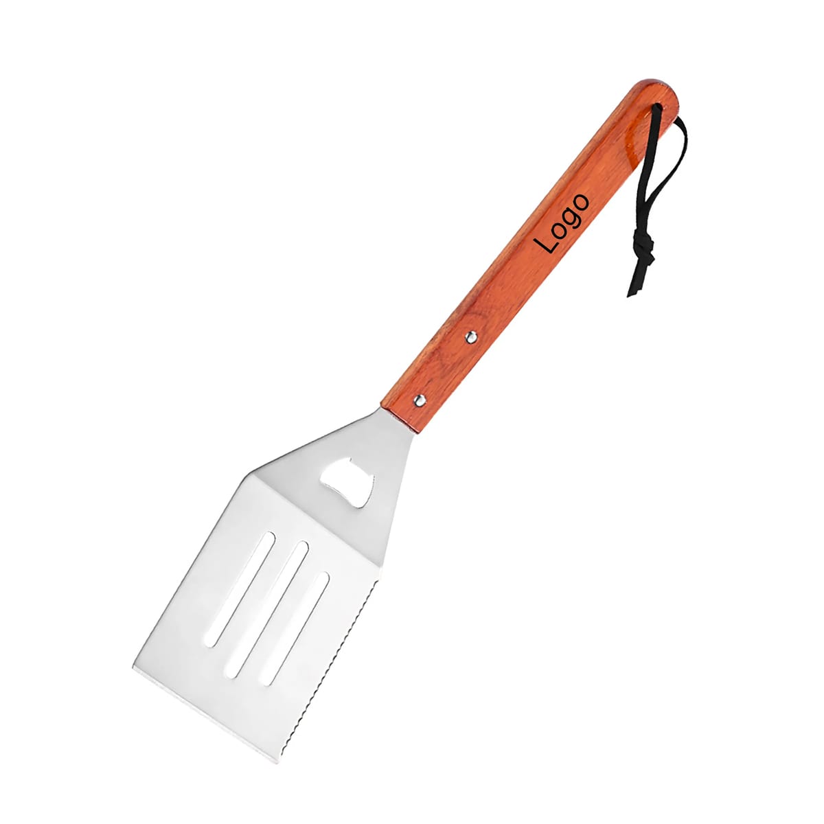 Multifunction Wood Handle BBQ Grilling Spatula Turner