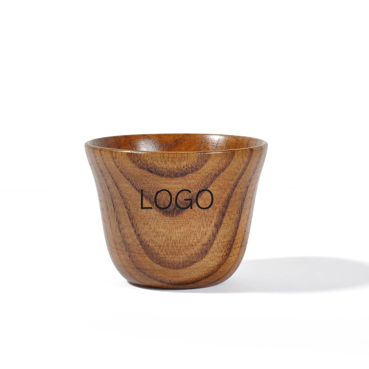Natural Jujube Wood Insulated Small Espresso Sake Tea Cup