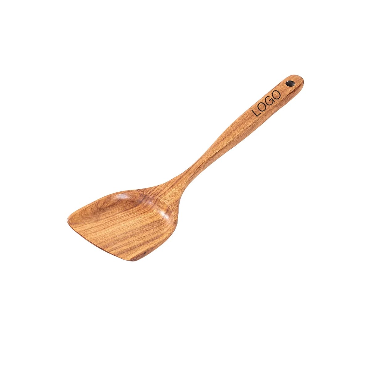 Natural Solid Wood Non-Scratch Turner Cooking Spatula