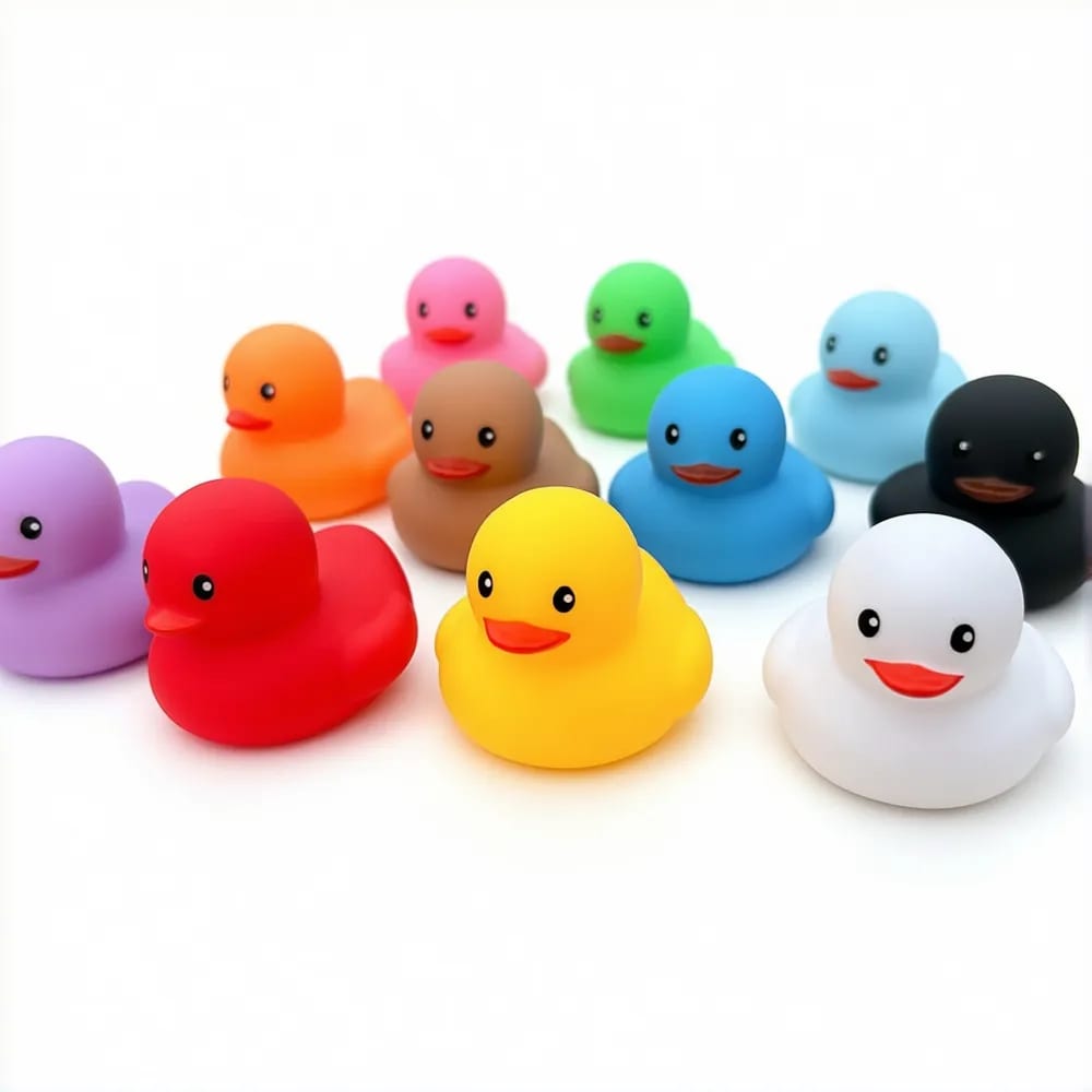 Playful Floating Squeaky Classic Vinyl Character Duck