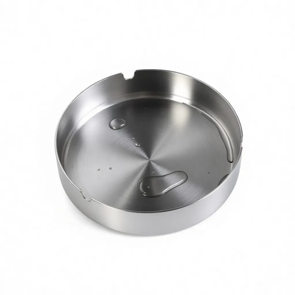 Premium 5.5 Inch Heavy Duty Stainless Steel Round Ash Tray