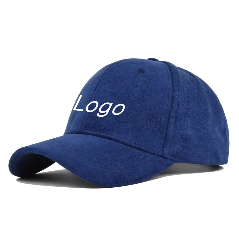 Premium Faux Suede Structured Curved Bill Baseball Cap