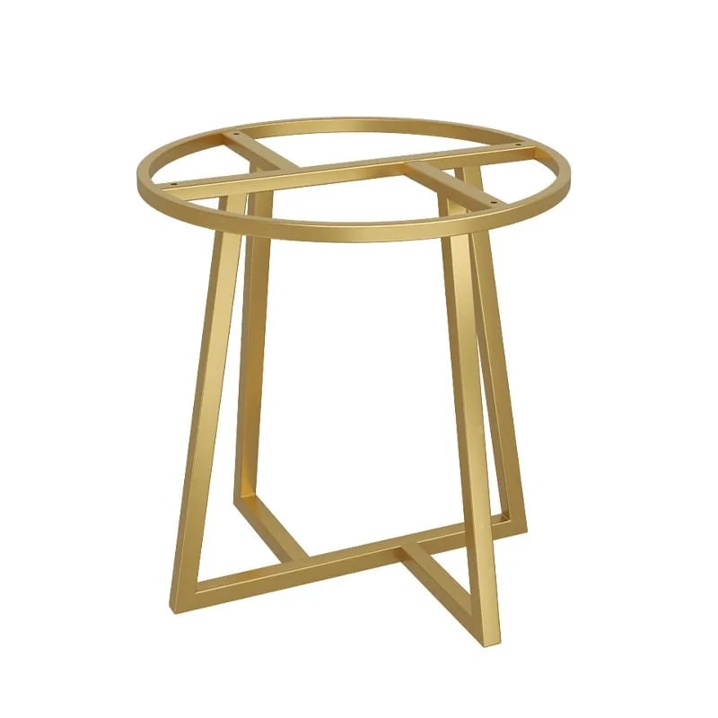 Round Metal Table Base Iron Coffee Dining Desk Leg Stand