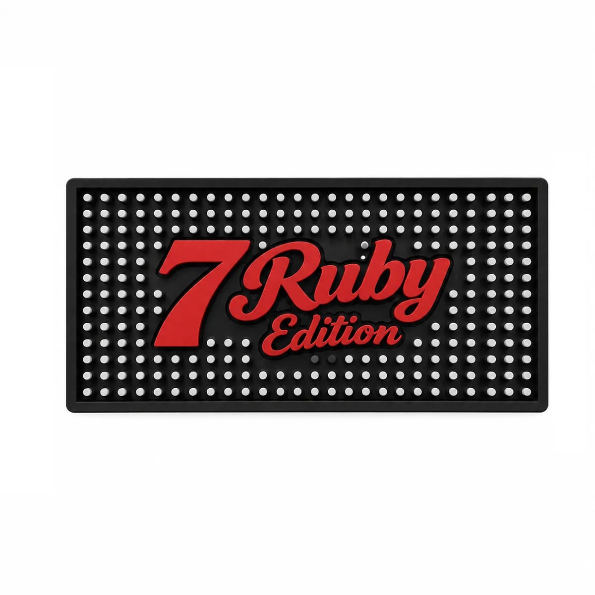 Rubber Bar Spill Service Mat 6x12 Inch PVC Countertop Pad