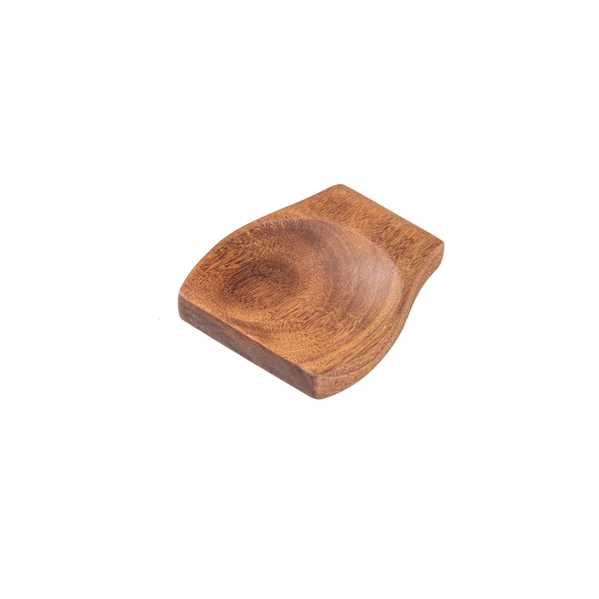 Rustic Solid Acacia Wood Kitchen Utensil Spoon Rest Holder