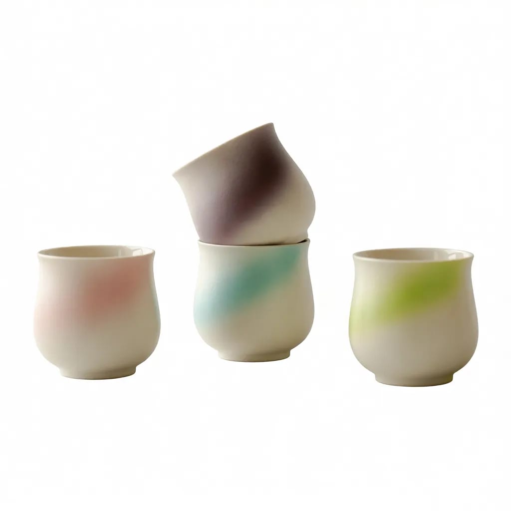 Small Ceramic Coffee Tasting Cup 4oz Elegant Espresso Mug