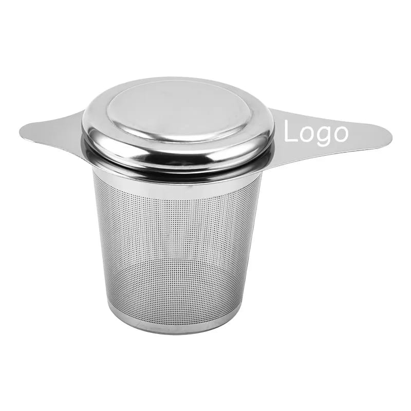 Steel Tea Infuser Basket with Dual Purpose Lid for Mugs