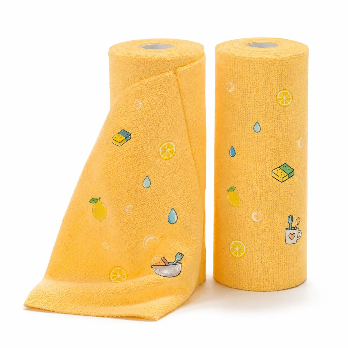 Tearable Microfiber Kitchen Cloth Roll 30x30cm 20 Sheets