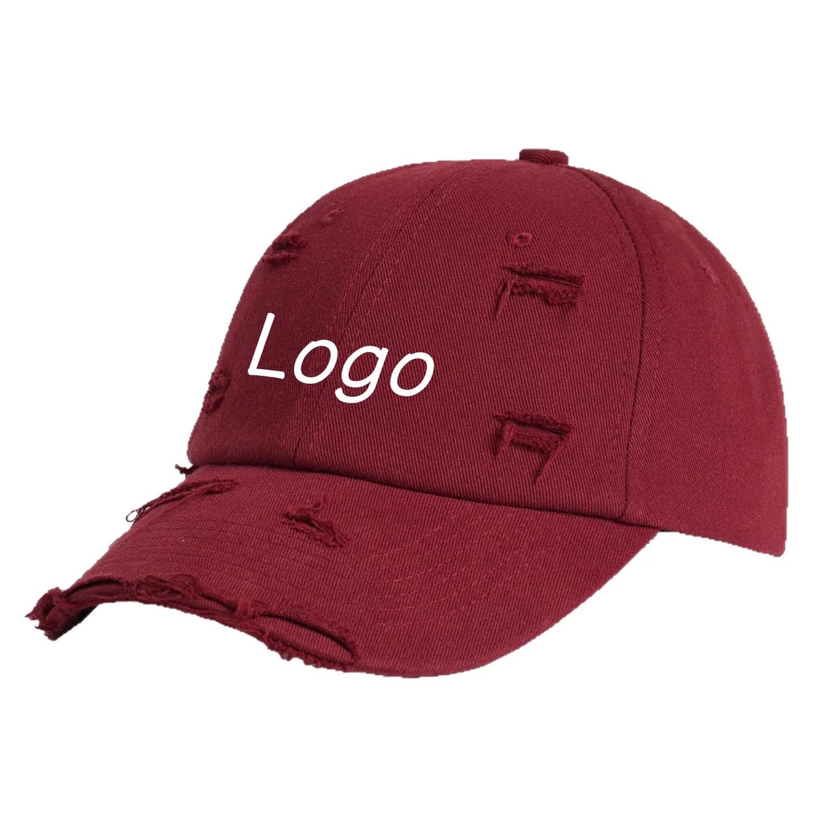 Vintage Distressed Washed Cotton Dad Hat Baseball Cap